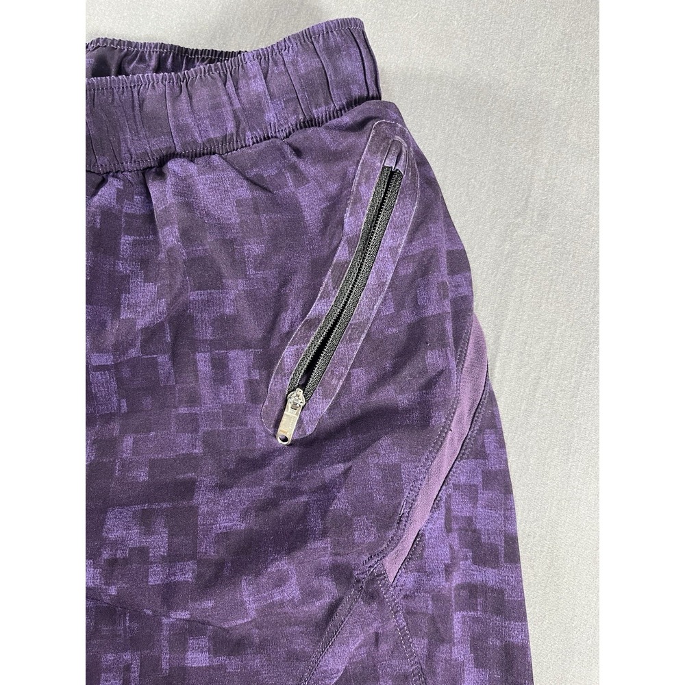 Lululemon Shorts Mens Medium Purple Tie Dye Casual Yoga Athletic - Picture 3 of 12